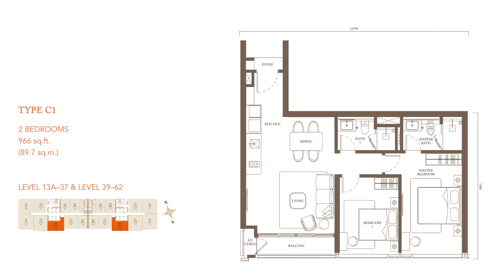 Pavilion Square layout Type C1