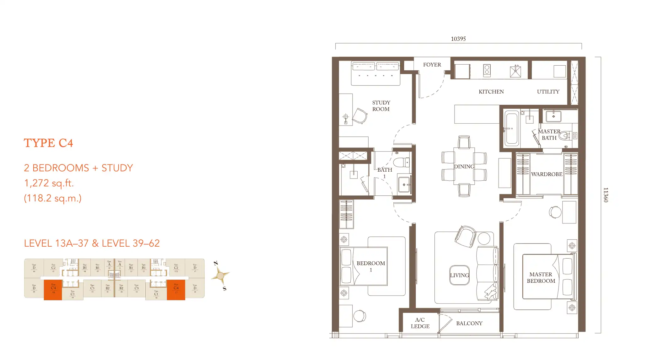 Pavilion Square layout Type C4