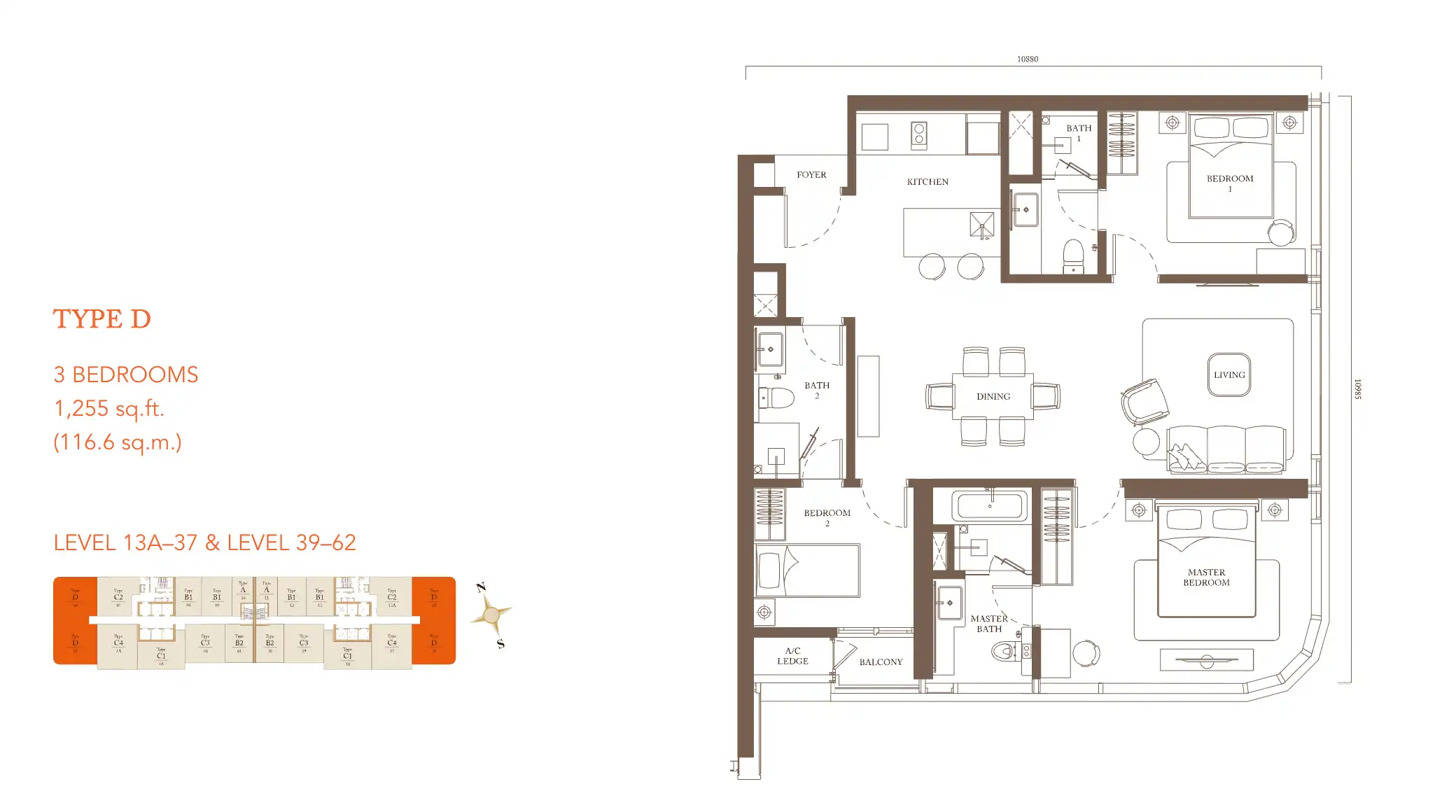 Pavilion Square layout Type D